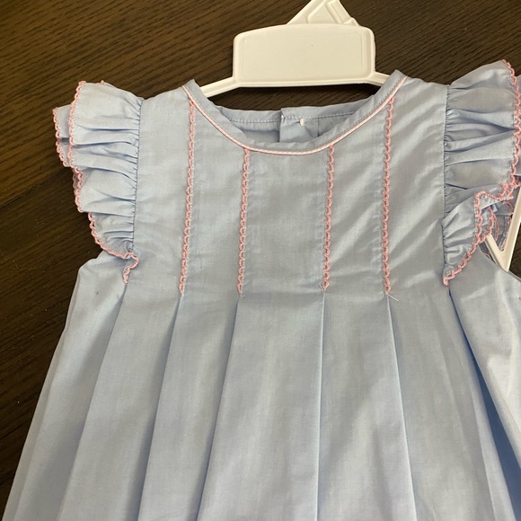 PA CLASSICS INFANT DRESS / SIZE: 24 MTHS / COLOR. BLUE - Picture 2 of 7